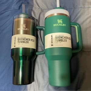 GREEN Stanley 40 oz bundle | pine Gradient x alpine